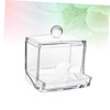 STOBAZA 3pcs Box Cotton Buds Box Acrylic Storage Case for