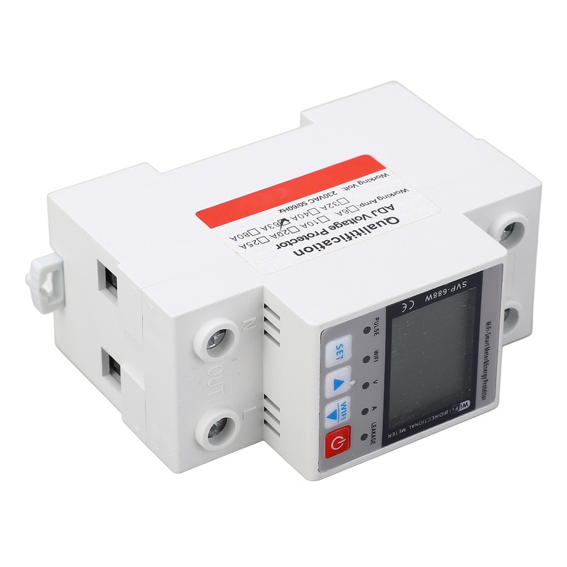 Over Under Voltage Protector WiFi Remote Monitoring Voltage Current Protective