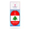 Generisch GLCKSBLATT premium Autoduft Autoparfm Flagge LIBANON