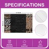 Snake Skin Placemats Leopard Zebra African Wildlife Print Place Mats