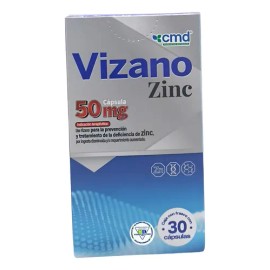 Vizano Zinc Cápsulas Cmd Sabor