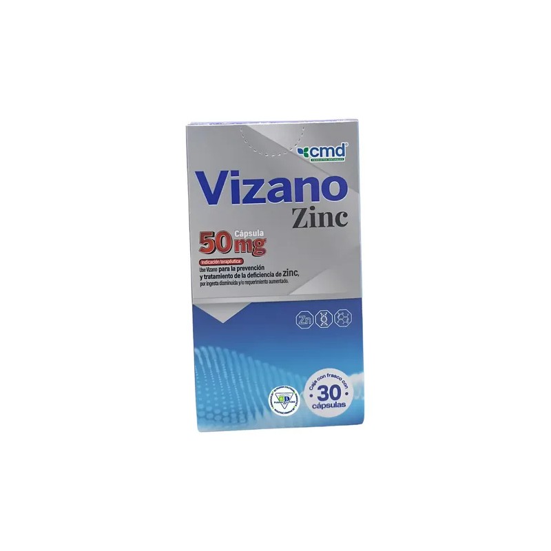 Vizano Zinc Cápsulas Cmd Sabor