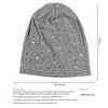 Glamexx24 Star Long Beanie Hat Unisex Star Pattern Hat Warm