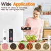 Electric Salt and Pepper Grinder Set (2 Pack), USB Rechargeable