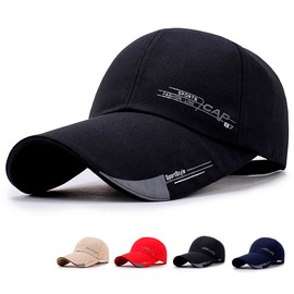 Ivedin Baseball Cap for Men and Women, Breathable, Lightweight and Adjustable, Ideal for Golf, Running, Trucker, Tennis, Outdoor, Beach, Surfing and Fishing, black