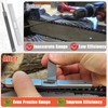 superbobi 27742 Chainsaw Depth Gauge Tool & Flat File, 0.025"