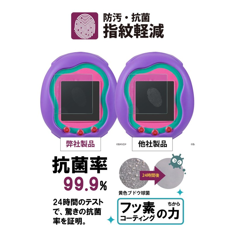 Belmond Tamagotchi Uni Protective Film, Blue Light Reduction, Anti-Fingerprint, Anti-Bubble,