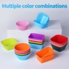 Silicone Bento Lunch Box Dividers 3 Shapes of Standard Round