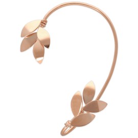 Left rose gold sterling silver ear cuff no piercing gift, ear climber earring cuff statement earring non pierced earcuff non pierced earring elf ear cuff earring mothers day gift for women