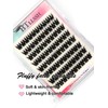 glue-free False Eyelashes,1s Wearing Starter Friendly Kit,Ultra Soft Clear Band,False