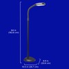 Verilux SmartLight Full Spectrum LED Modern Floor Lamp with Adjustable