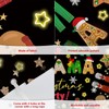 MEHOFOND 7x5ft Christmas Pajama Party Backdrop Banner Black Xmas Pajamas