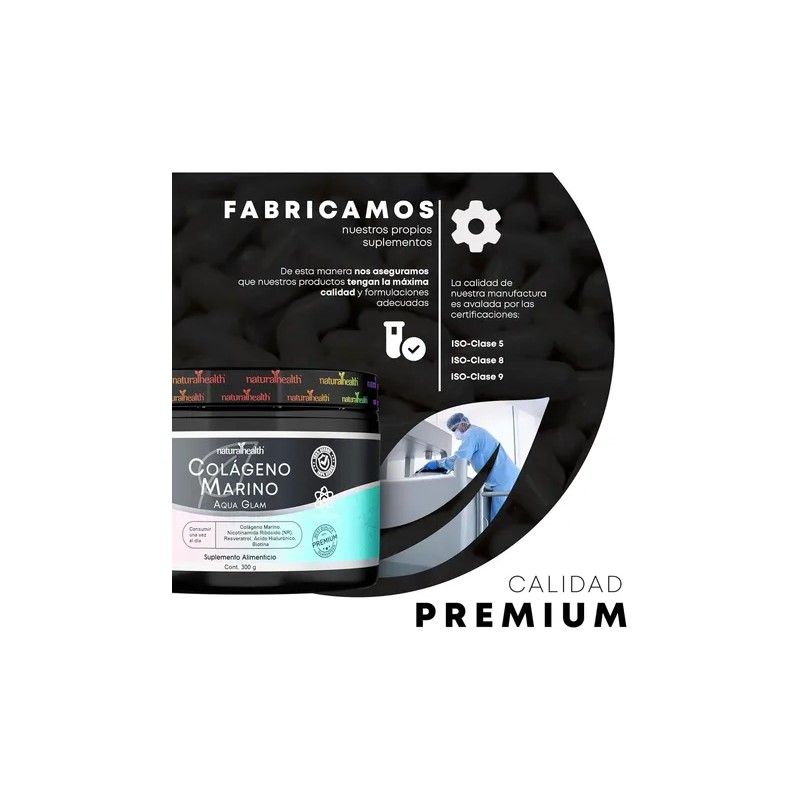 Natural Health Colageno Marino 300 G En Polvo Sfn