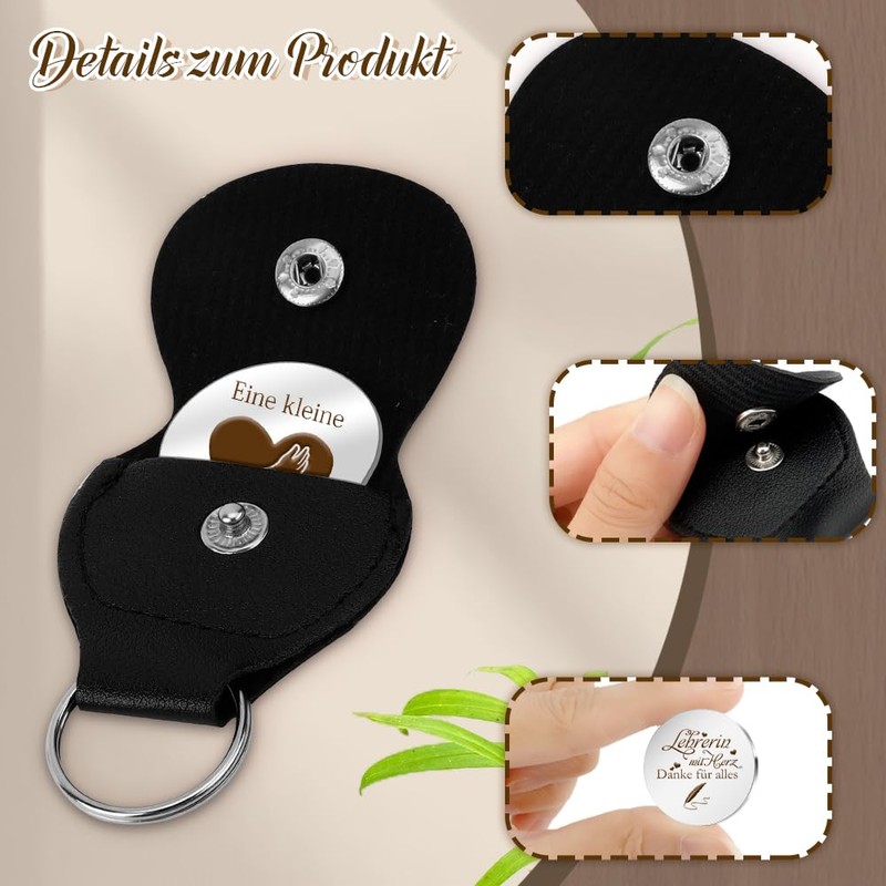 Ratifyale Pocket Hug Teacher Gift, silver