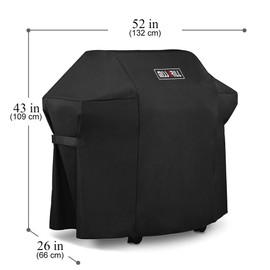 MissGrill Grill Cover 7106 Cover for Weber Spirit 200 and 300 Series Gas Grill (Compared to 7106)，52 x 43-Inch Heavy Duty Waterproof & Weather Resistant Outdoor Barbeque Grill Covers