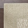 Unbranded Machine Washable Faux Sisal Beige Border Indoor Accent Rug