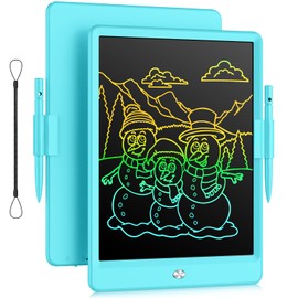 LCD Writing Tablet for Kids, 10 Inch Colorful Drawing Tablet Doodle Board, Learning &Educational Toys for 3 4 5 6 7 8 Years Old Girls Boys Birthday, Blue