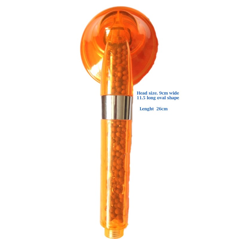 Housler Low Pressure Boosting Shower Head Water Saving Ionic Filter