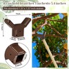 2 Pcs Tree Branch Supports Plastic Brace for Orchards, Brown