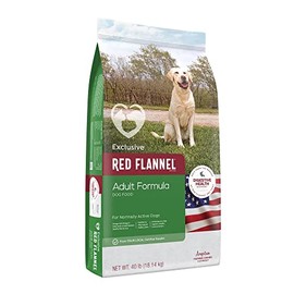 Red Flannel | Adult Formula Dog Food | 40 Pound (40 LB) Bag