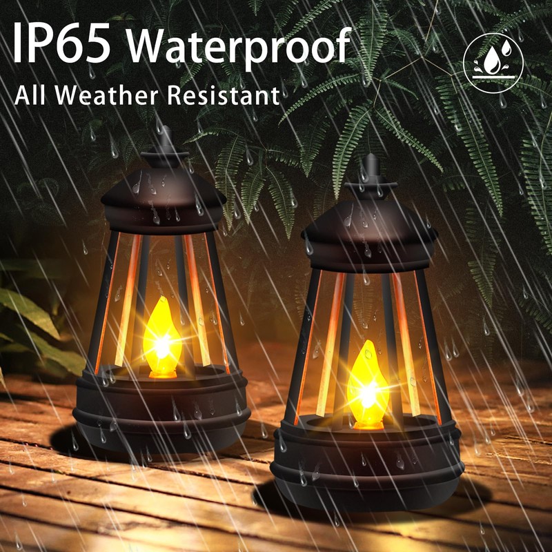 Mini Solar Lantern Lights Replacement for Outdoor Statue, Small Solar