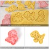 Dino Cookie Cutter, 8 Pieces Dinosaur Cookie Cutters, Plastic, Dinosaur