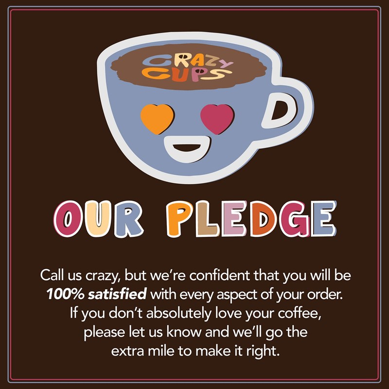 Crazy Cups Chocolate Peanut Butter Hot or Iced Coffee Cup,