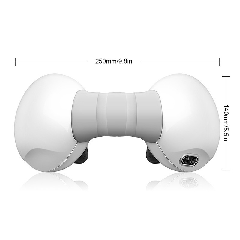 Electric Neck Massager Hot Compress Kneading Portable Cordless Neck Care
