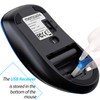 memzuoix - mouse inalámbrico portátil 2.4G, 1200 DPI inalámbrico óptico