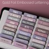 UPAFEXXI-Laminated Bible Tabs with Book Summaries(Gold Foil Embossed Lettering), Bible