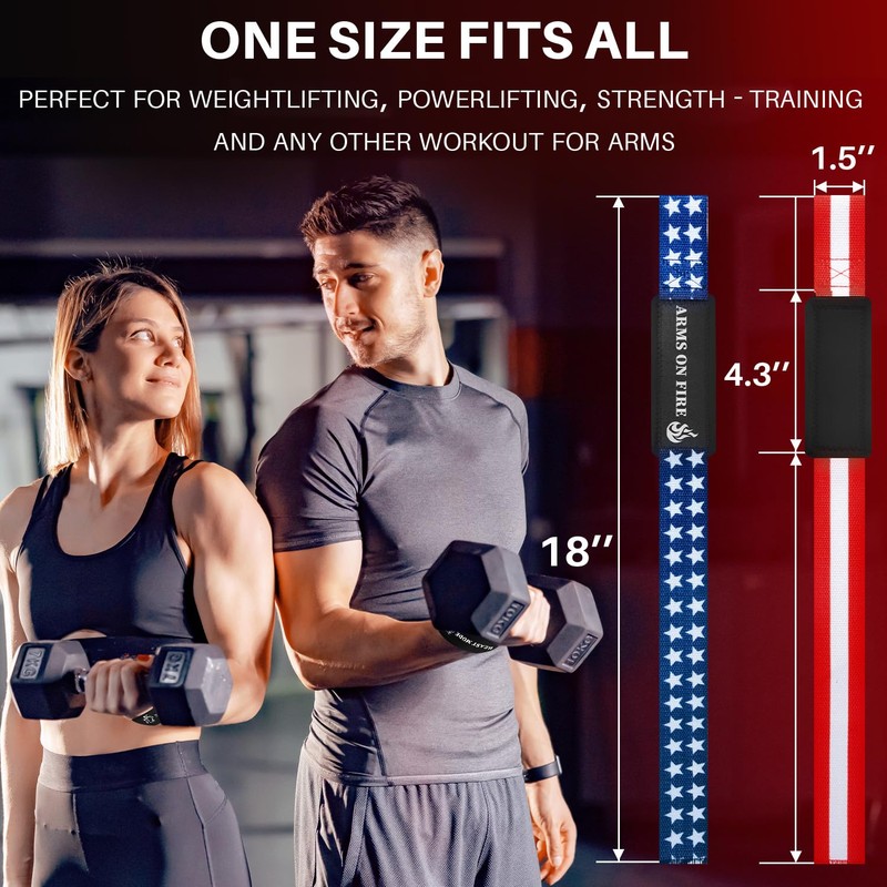 TECEUM Lifting Wrist Straps with Neoprene Padding Support – US