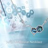 LUHE Abalone Necklace Sterling Silver Serotonin Necklace Graduation Gifts Abalone