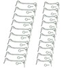 Wideskall Zinc Plated Wire Gate Hook and Eye Latch with
