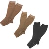 Rex Fit Thin High Socks No Toe Small Medium Beige