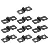 uxcell 100Pcs U-Shaped Pipe Clamp, 1/8 Inch(3mm) 2 Hole U-Tube
