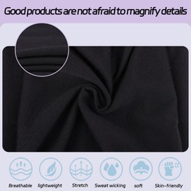 XTREND 6 Pcs Headbands for Women Extra wide Fashion Headband Hair Band Workout Running Sport Non Slip Sweat Turban Girls Accessories (Black, Light Gray, White)
