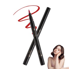 Delineador Ojos, Lápiz Delineador de Ojos, Líquido de Larga Duración, Impermeable, Epic Wear Liner Stick, Maquillaje de Ojos Puede Dibujar Líneas Suaves, Claras y Hermosas (#6 rojo)