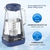 GLACIER FRESH 10 Cup Purela Glass Water Pitcher with 1