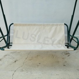 PLUSLEYSC Swing Seat Cover Replacement,Waterproof Thickened 900D Patio Swing Seat Cover,Patio/Porch Swing Replacement Seat (Beige, 54.3x19.7x19.7 inch)