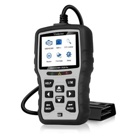 Visdector CR20 Pro Universal OBD2 Scanner Car Check Engine Fault Code Reader Enhanced Mode 6 Auto Diagnostic Tool for CEL Light, Read & Clear DTCs, Live Data, Voltage Test, Silver/Black
