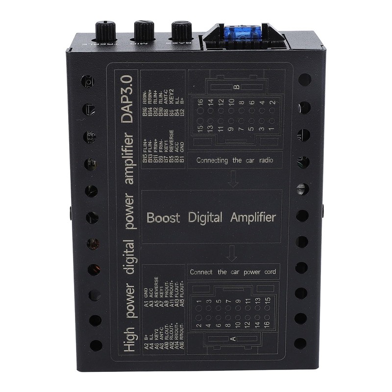 Car DSP Amplifier, 4CH X 50W Class AB Power Amp,