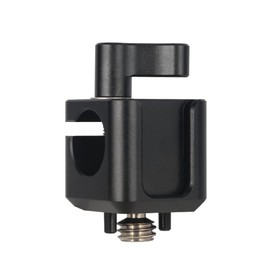 NICEYRIG 15mm Single Rod Clamp 15mm Rod Clamp 15mm Rod Lock ARRI Standard Positioning Pin Rod Clamp Single Rod Clamp with Knob Screw Photography Accessories Cold Shoe Mount - 494