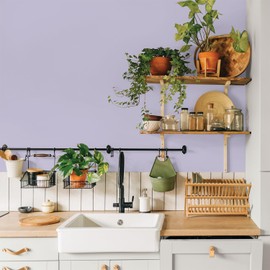 Glidden Total 1 gal. Wild Lilac/Purple Eggshell Interior Paint with Primer