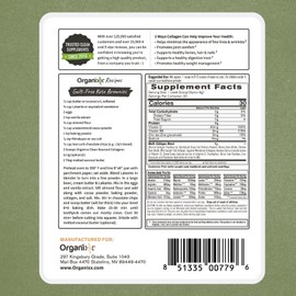 Organixx Péptidos De Colágeno En Polvo Con Vitamina C, Colágeno Hidrolizado De Tipos I, Ii, Iii, V Y X, Para El Cabello, Las Uñas, La Piel, Los...    
