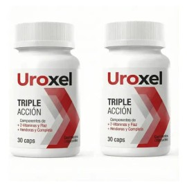 2 Pack Uroxel L-arginina Apoyo Próstata 21 Caps                                                                                                       
