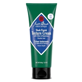 Jack Black - Sleek Finish Texture Cream, 3.4 fl oz - Anti-Frizz, Flexible Hold, Lightweight Cream, Natural Oils, Botanical Extracts, Amino Acids, Frag