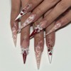 Press On Nails, Beauty Pattern Summer Cute Glue on Nails,