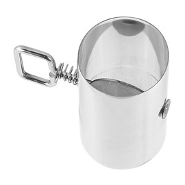 Laroal Stainless Steel Chimney Pipe with Damper Tent Pipe Hot Tents Straight Thickened Flue Extension Tube for Winter Heater Outdoor Camping Heater Pipe