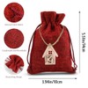24 Advent Calendar for Filling Bags DIY Christmas Drawstring Gift