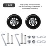 Joyangy 70 x 24mm Luggage Wheels Replacement, 2Pcs Rubber Suitcase